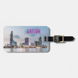 Saigon (Ho Chi Minh City) HCMC Vietnam souvenir Bagagelabel