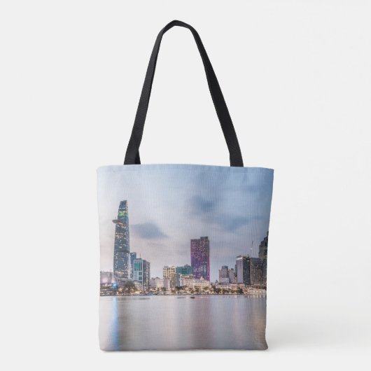 Saigon (Ho Chi Minh City) HCMC Vietnam souvenir Bu Tote Bag (Achterkant)