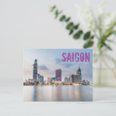 Saigon (Ho Chi Minh City) HCMC Vietnam souvenir Feestdagenkaart (Staand voorkant)