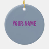 Saigon (Ho Chi Minh City) HCMC Vietnam souvenir Keramisch Ornament (Achterkant)