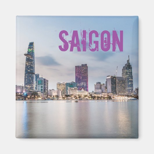 Saigon (Ho Chi Minh City) HCMC Vietnam souvenir Magneet (Voorkant)