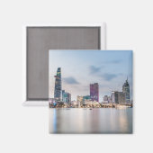 Saigon (Ho Chi Minh City) HCMC Vietnam souvenir Po Magneet (Voorkant / Achterkant)