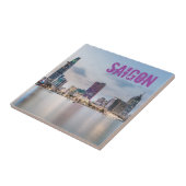 Saigon (Ho Chi Minh City) HCMC Vietnam souvenir Tegeltje (Zijkant)