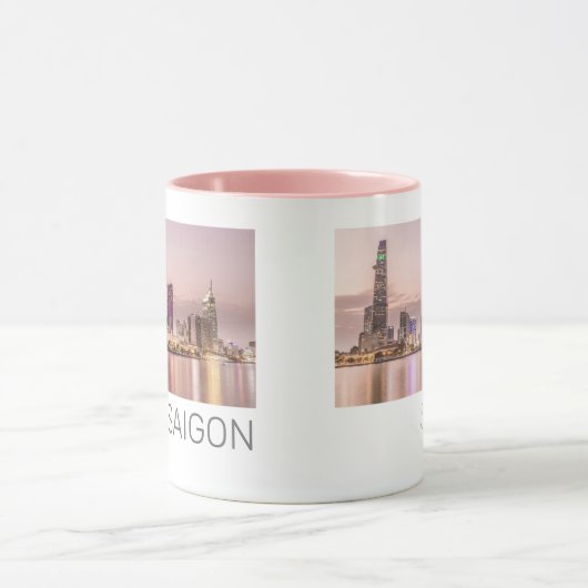 Saigon Ho Chi Minh City HCMC Vietnam Zonsondergang Mok (Midden)