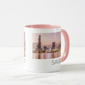 Saigon Ho Chi Minh City HCMC Vietnam Zonsondergang Mok (Voorkant rechts)