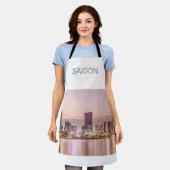 Saigon Ho Chi Minh City HCMC Vietnam Zonsondergang Schort (Gedragen)