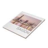 Saigon Ho Chi Minh City HCMC Vietnam Zonsondergang Tegeltje (Zijkant)