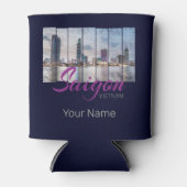 Saigon (Ho-Chi-Minh-Stadt) HCMC Vietnam Souvenir Blikjeskoeler (Voorkant)