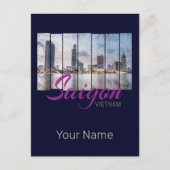 Saigon (Ho-Chi-Minh-Stadt) HCMC Vietnam Souvenir Briefkaart (Voorkant)