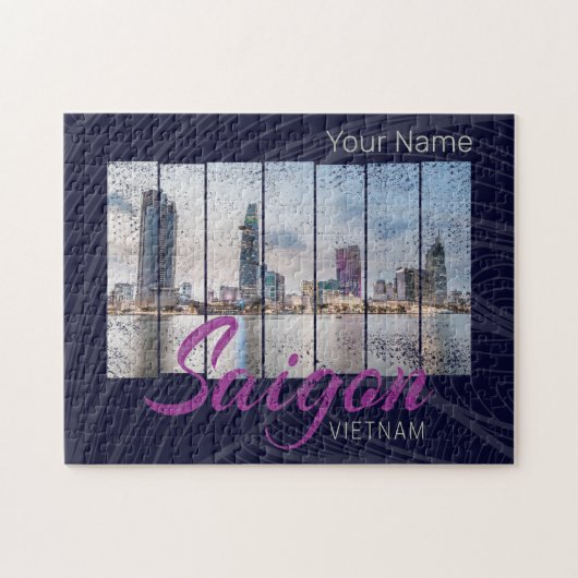 Saigon (Ho-Chi-Minh-Stadt) HCMC Vietnam Souvenir Legpuzzel (Horizontaal)