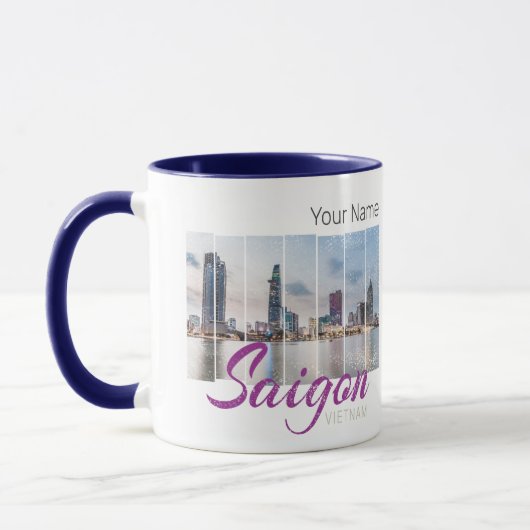 Saigon (Ho-Chi-Minh-Stadt) HCMC Vietnam Souvenir Mok (Links)