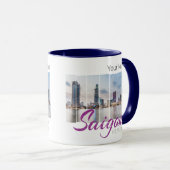 Saigon (Ho-Chi-Minh-Stadt) HCMC Vietnam Souvenir Mok (Voorkant rechts)