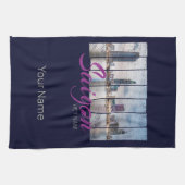 Saigon (Ho-Chi-Minh-Stadt) HCMC Vietnam Souvenir Theedoek (Horizontaal)