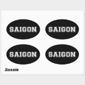 Saigon Ovale Sticker (Vel)