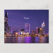 Saigon 's nachts briefkaart (Voorkant)