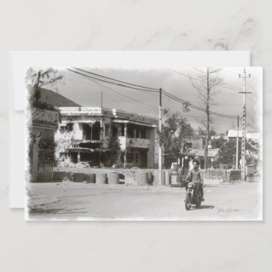 Saigon Vietnam 1968 B Print (Voorkant)