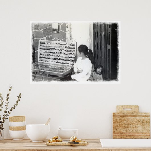 Saigon Vietnam 1968 C Afdruk Poster (Keuken)