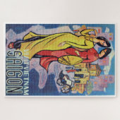 Saigon, Vietnam -  deco-reisafdrukken Legpuzzel (Horizontaal)