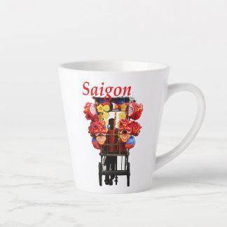 Saigon Vietnam - Gelukkig Nieuwjaar Leeuwendans Latte Mok