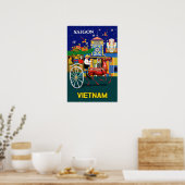 Saigon, Vietnam poster (Keuken)