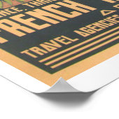 Saigon Vietnam reisposter Poster (Hoek)