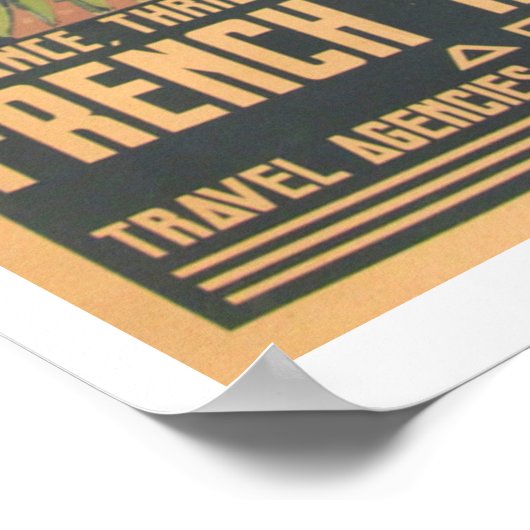  Saigon Vietnam reisposter Poster (Hoek)