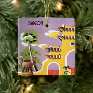 Saigon Vietnam reizen Keramisch Ornament