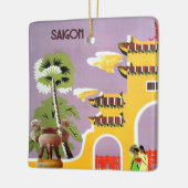 Saigon Vietnam reizen Keramisch Ornament (Links)