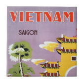  Saigon Vietnam reizen Tegeltje (Voorkant)