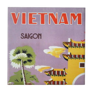 Saigon Vietnam reizen Tegeltje