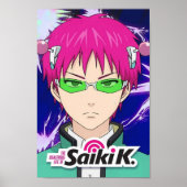 SAIKI K ANIME POSTER (Voorkant)