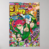 Saiki K Weekly Jump Poster (Voorkant)