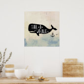 Sail a Whale Poster (Keuken)