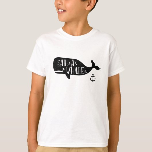Sail a Whale T-shirt (Voorkant)