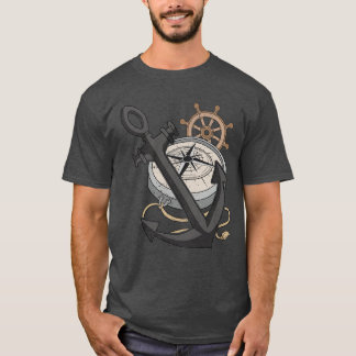 Sail Anchor Zee Lover Compass Sailor Sailor Sailin T-shirt