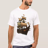 Sail and Anchor T-Shirt – Navigeren door de reis v (Voorkant)