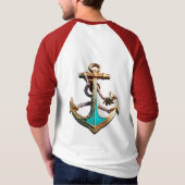 Sail and Anchor T-Shirt – Navigeren door de reis v (Achterkant)