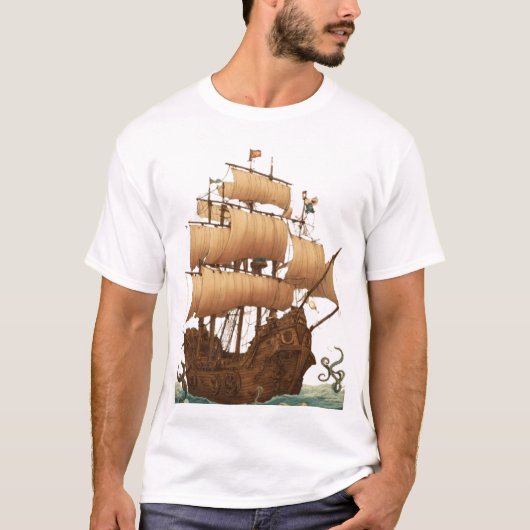 Sail and Anchor T-Shirt – Navigeren door de reis v (Voorkant)