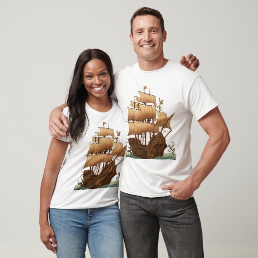 Sail and Anchor T-Shirt – Navigeren door de reis v (Unisex)