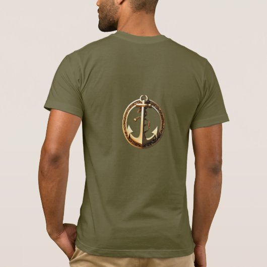 Sail and Anchor T-Shirt – Navigeren door de reis v (Achterkant)