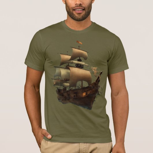 Sail and Anchor T-Shirt – Navigeren door de reis v (Voorkant)