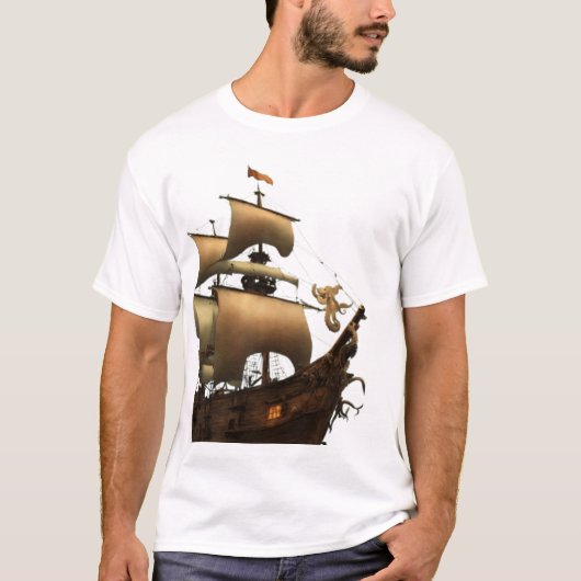 Sail and Anchor T-Shirt – Navigeren door de reis v (Voorkant)
