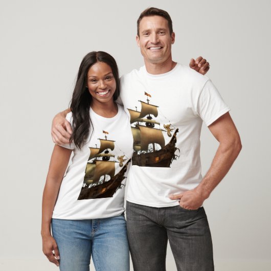 Sail and Anchor T-Shirt – Navigeren door de reis v (Unisex)