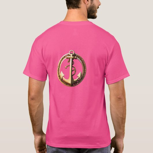 Sail and Anchor T-Shirt – Navigeren door de reis v (Achterkant)