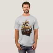 Sail and Anchor T-Shirt – Navigeren door de reis v (Voorkant volledig)