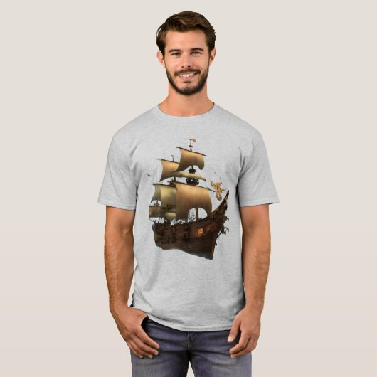 Sail and Anchor T-Shirt – Navigeren door de reis v (Voorkant volledig)