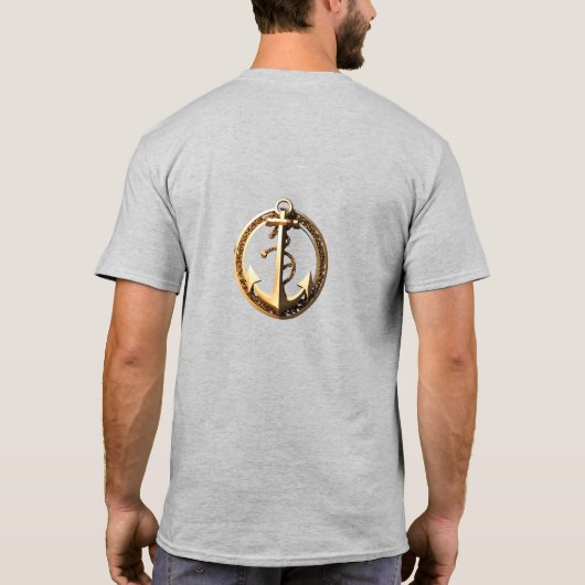 Sail and Anchor T-Shirt – Navigeren door de reis v (Achterkant)