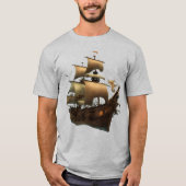 Sail and Anchor T-Shirt – Navigeren door de reis v (Voorkant)