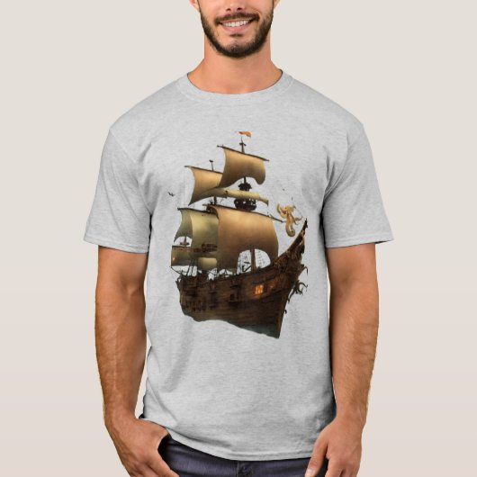 Sail and Anchor T-Shirt – Navigeren door de reis v (Voorkant)