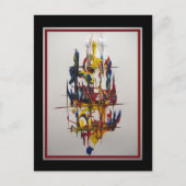 Sail Away - Abstract door Gene Foltuz Mini Print Briefkaart (Voorkant)